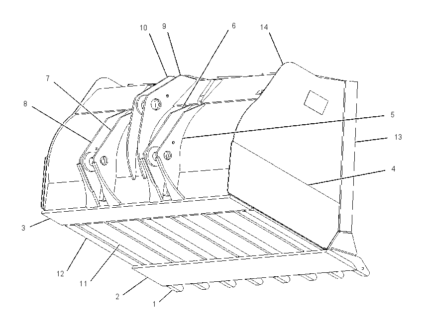 BUCKET AS-PENETRATION 1393509 CAT
