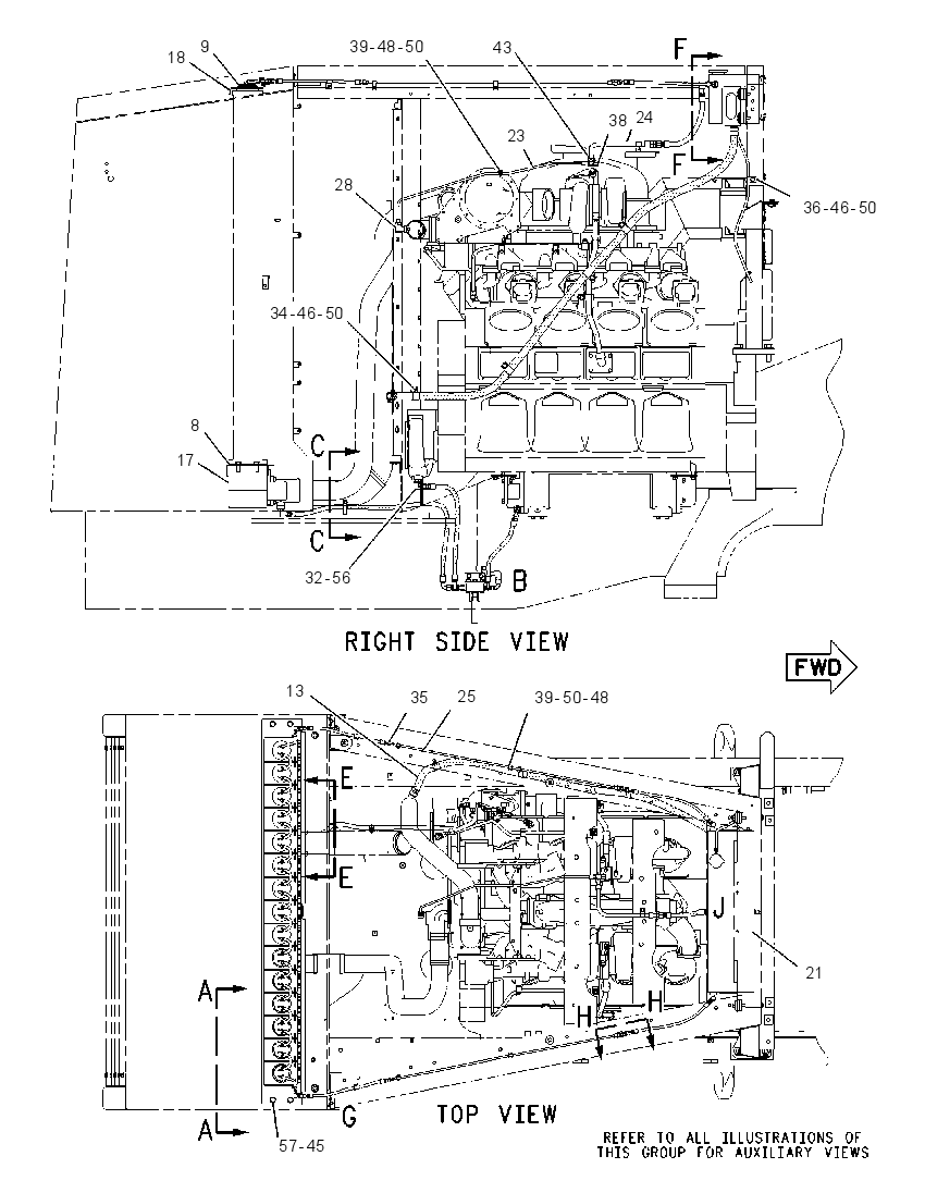 LINES GP-RADIATOR 1128635 CAT