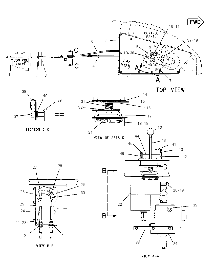 CONTROL GP-TOWING WINCH 1276989 CAT