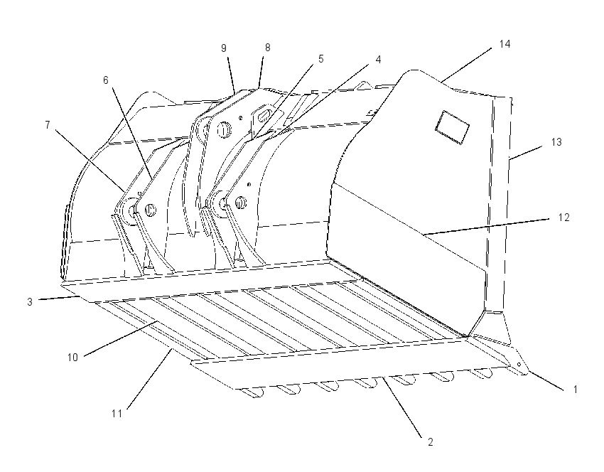 BUCKET AS-PENETRATION 1470421 CAT