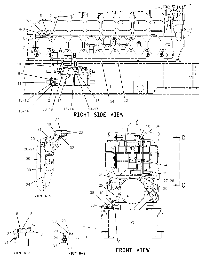 LINES GP-JACKET WATER HEATER 1444415 CAT