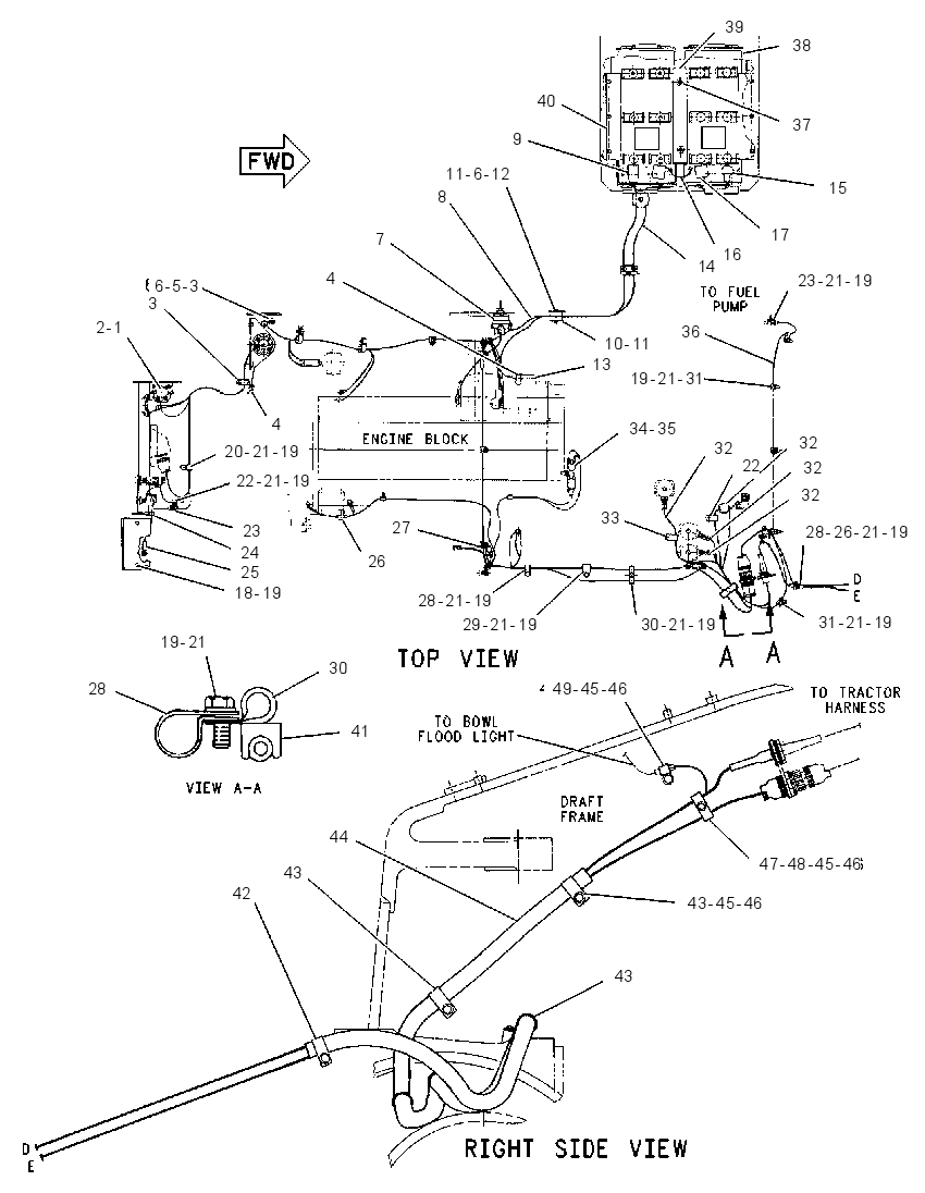 WIRING GP-SCRAPER 5T6883 CAT