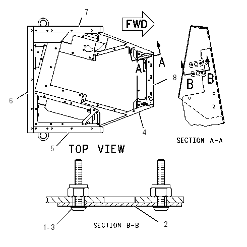 FRAME AS-PLATFORM 1314125 CAT