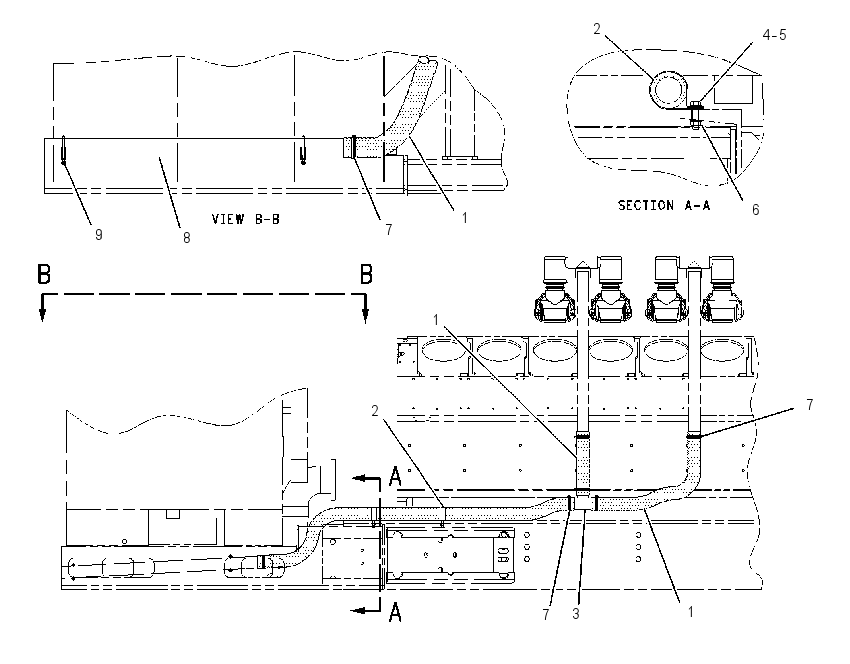 Система отвода газов 1520673 CAT