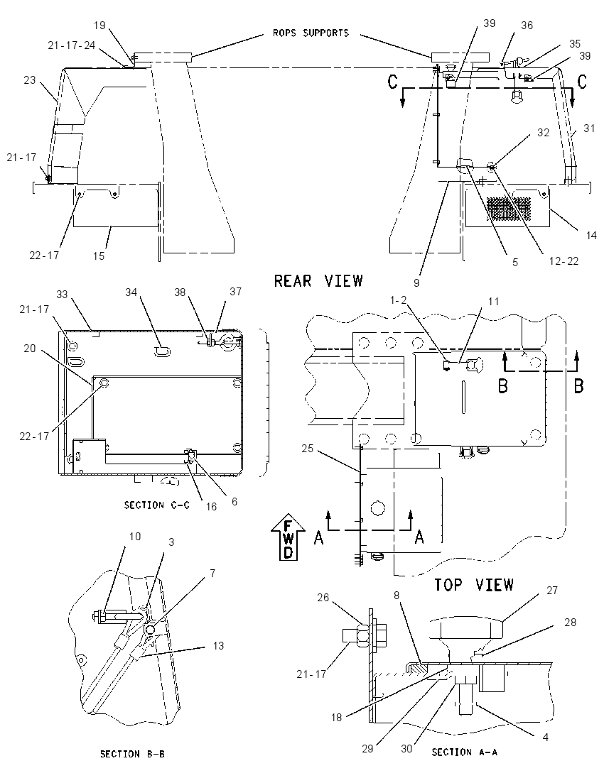 ENCLOSURE GP-FENDER 1145565 CAT