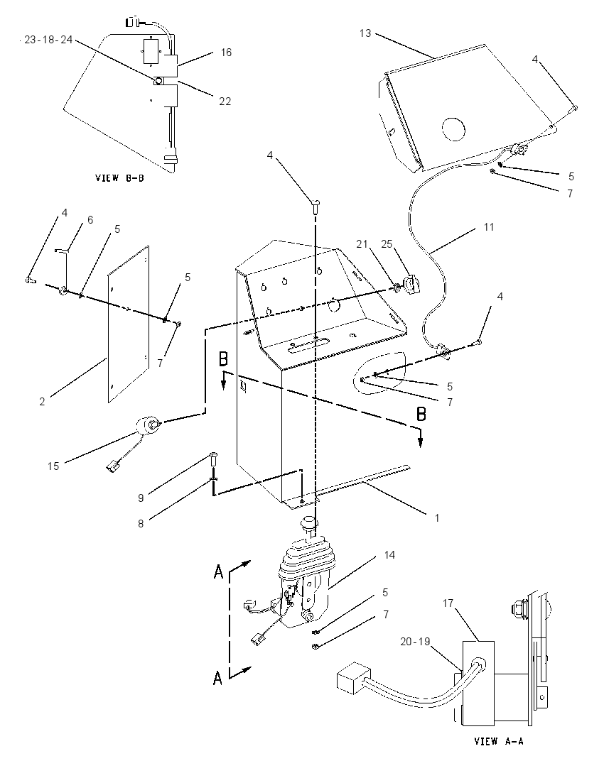 CONSOLE GP-INSTRUMENT 1389879 CAT