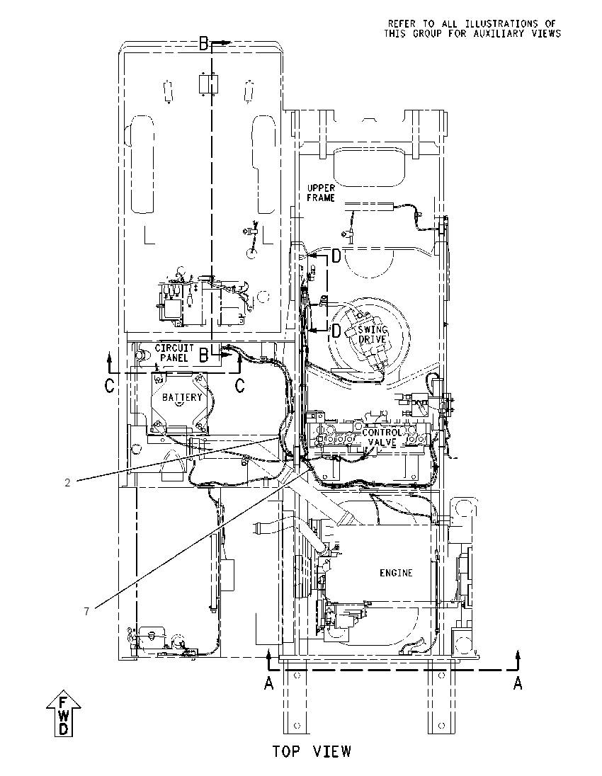 WIRING GP-MATERIAL HANDLER 1460195 CAT