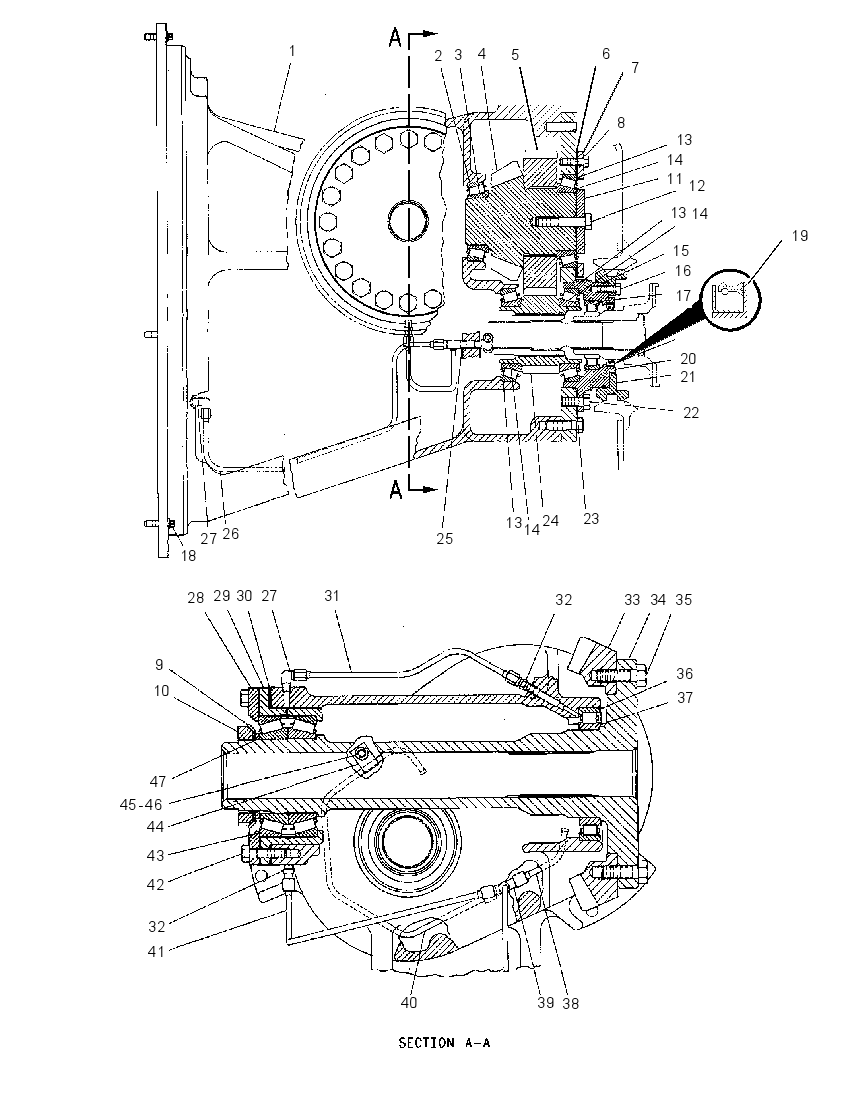 GEAR GP-BEVEL & TRANSFER 1457374 CAT