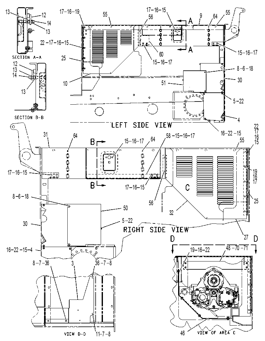 COVER GP-ENGINE & PLATFORM 1430455 CAT