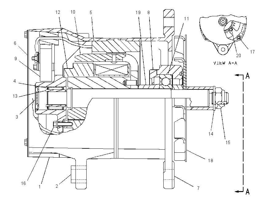 Генератор зарядный 8C6163 CAT