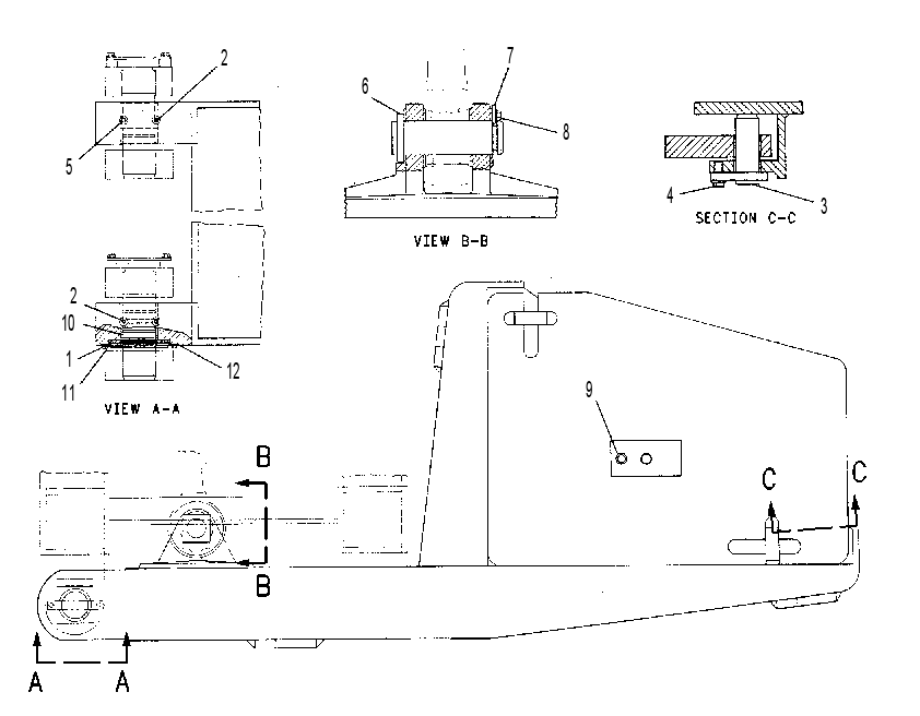 COUNTERWEIGHT GP-HYDRAULIC 1448260 CAT