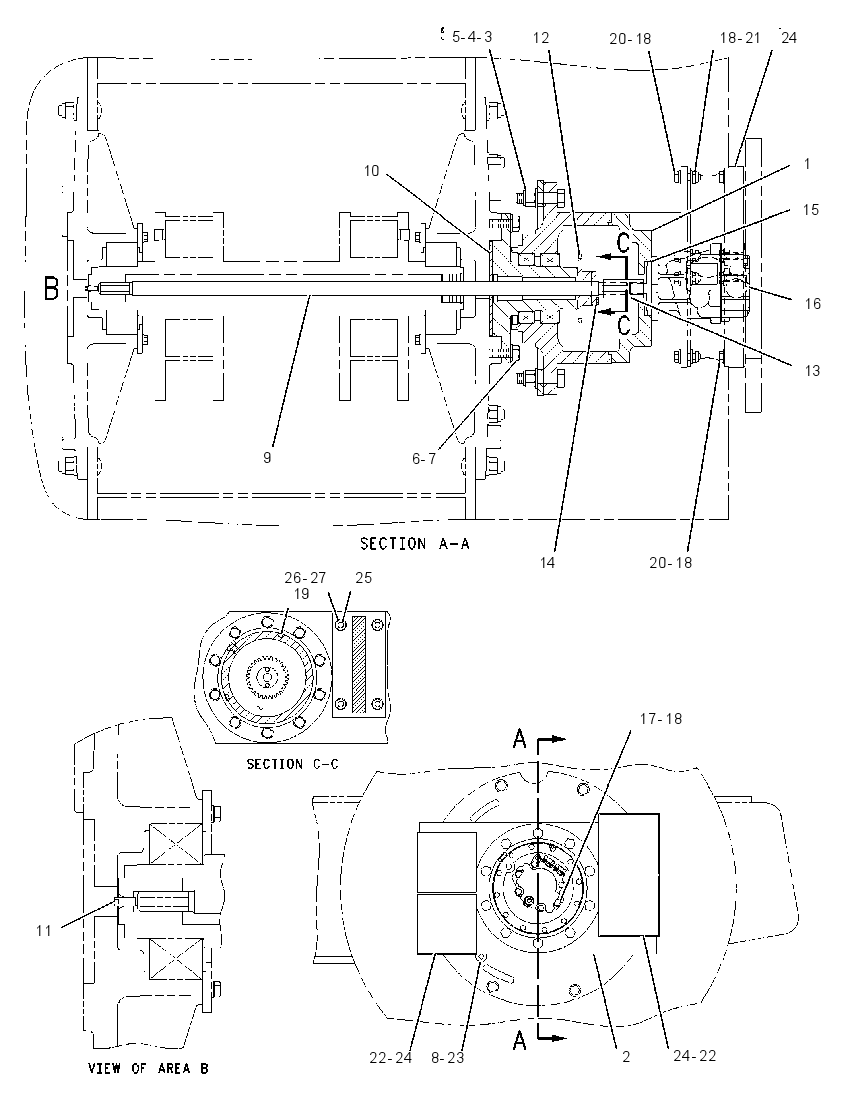 DRUM GP-DRIVE & VIBRATORY 1488272 CAT
