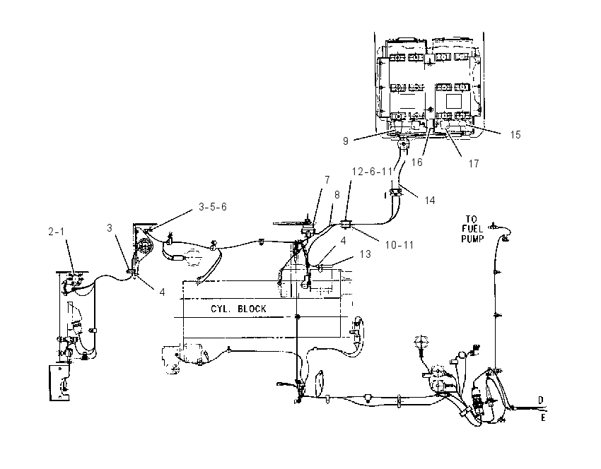 WIRING GP-SCRAPER 6G8177 CAT