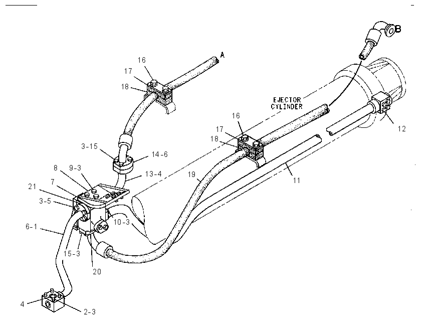 LINES GP-EJECTOR 4T9115 CAT