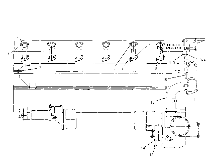 Трубопроводы водяные 1W8530 CAT