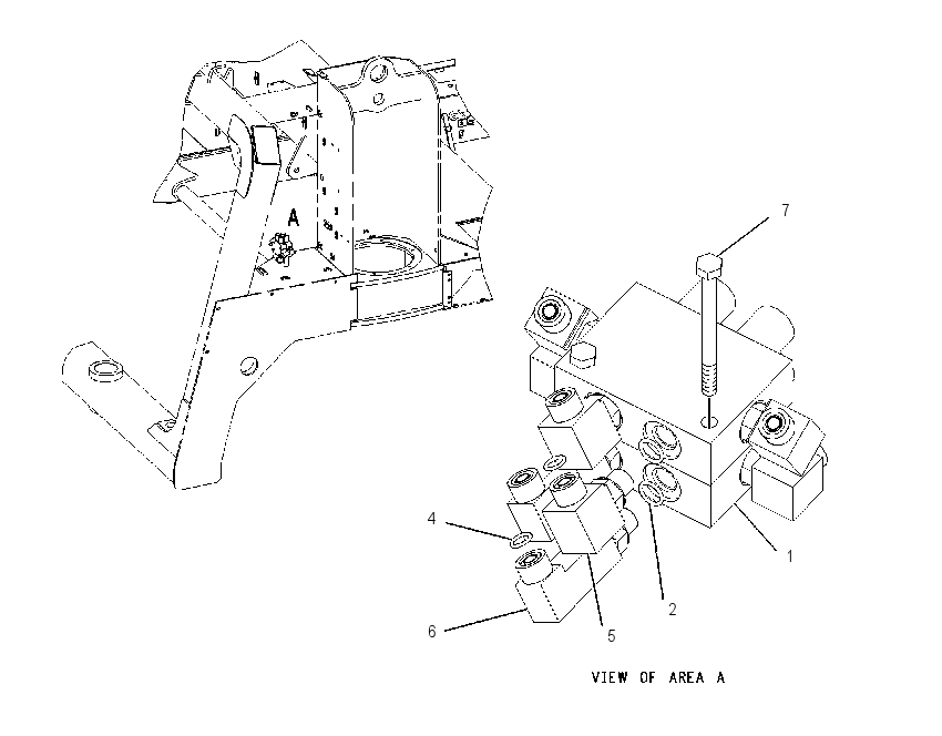 VALVE & MTG GP-COUNTERBALANCE 1446615 CAT