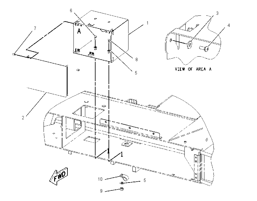 ENCLOSURE GP-FRONT 1468546 CAT