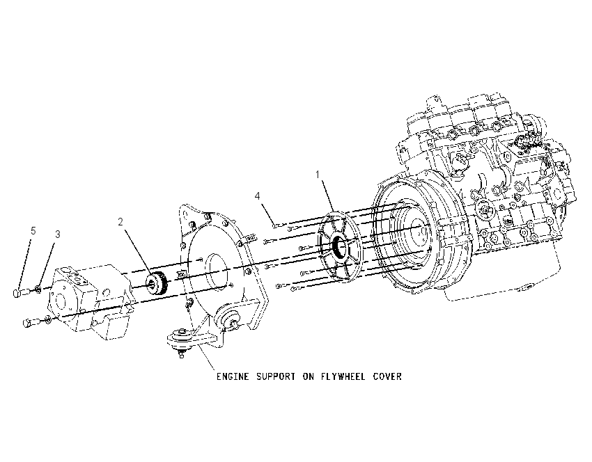 MOUNTING GP-HYDROSTATIC PUMP 1402321 CAT