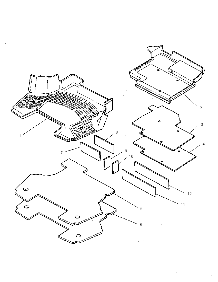 FLOORPLATE AR 1081904 CAT