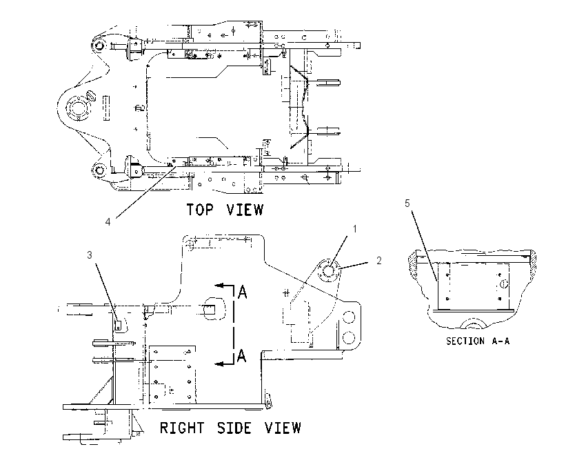 FRAME AS-FRONT 1272918 CAT