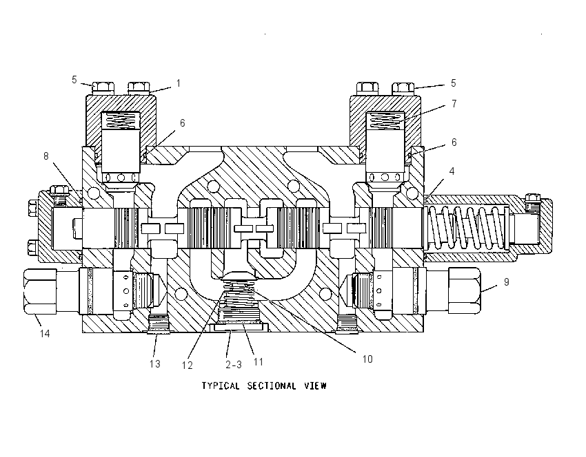 Клапан главный управляющий 9T1481 CAT
