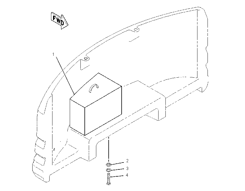 COUNTERWEIGHT GP-SUPPLEMENTARY 1454133 CAT