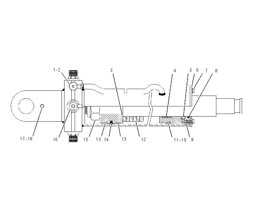CYLINDER & MTG GP-ELEVATION 1331141 CAT