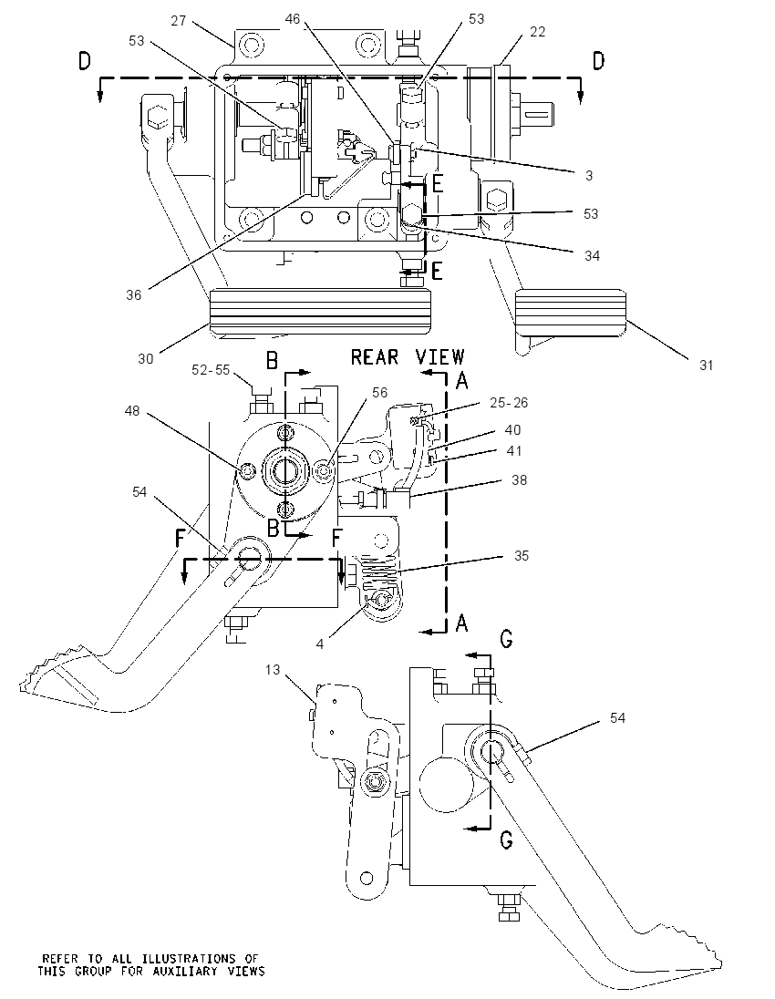 PEDAL GP-GOVERNOR & BRAKE 1520182 CAT