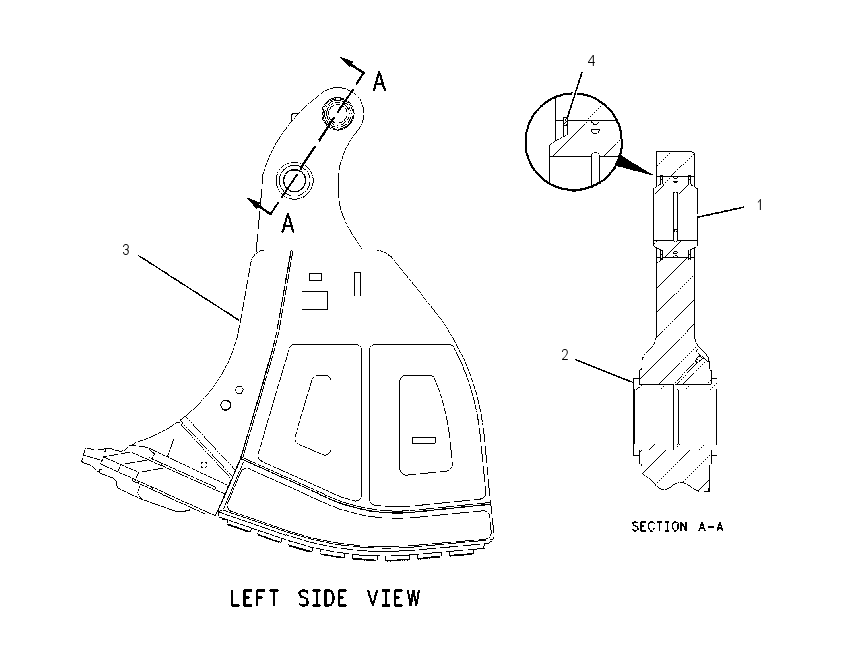 BOWL & BEARING AS-BUCKET 1423613 CAT