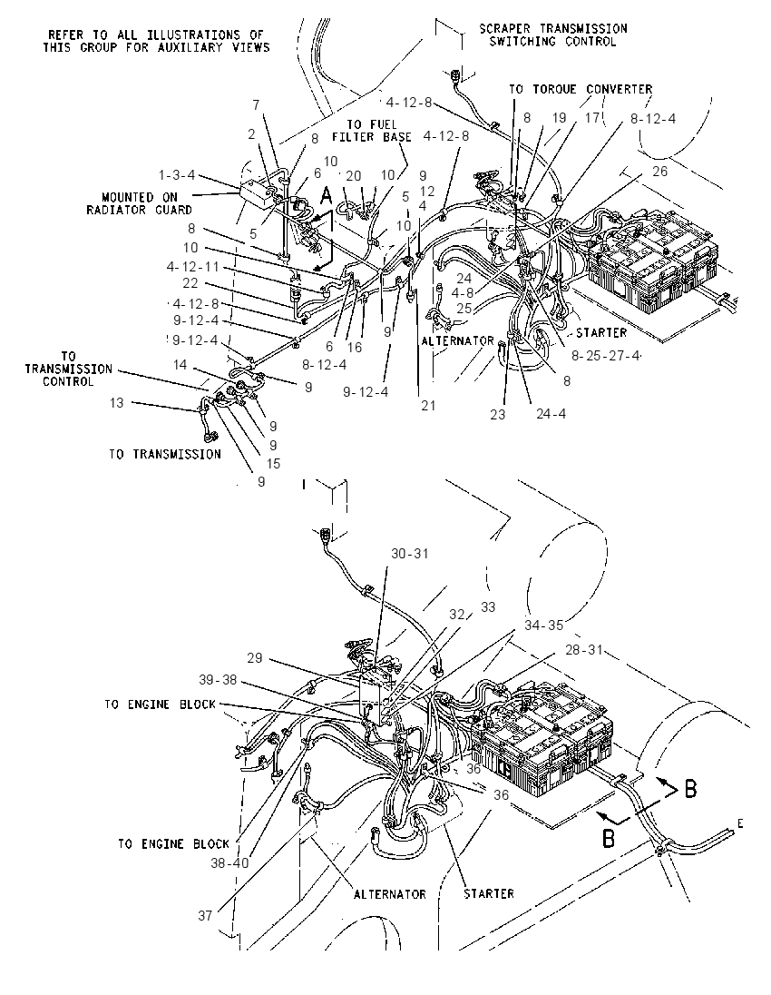 WIRING GP-SCRAPER 5T6906 CAT