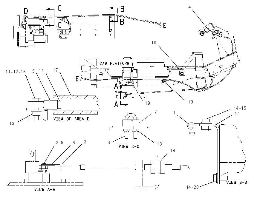 CAB INSTALLATION 1463269 CAT
