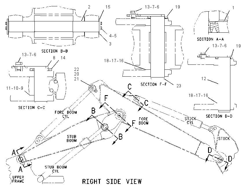 PIN GP-EXCAVATOR 1608512 CAT