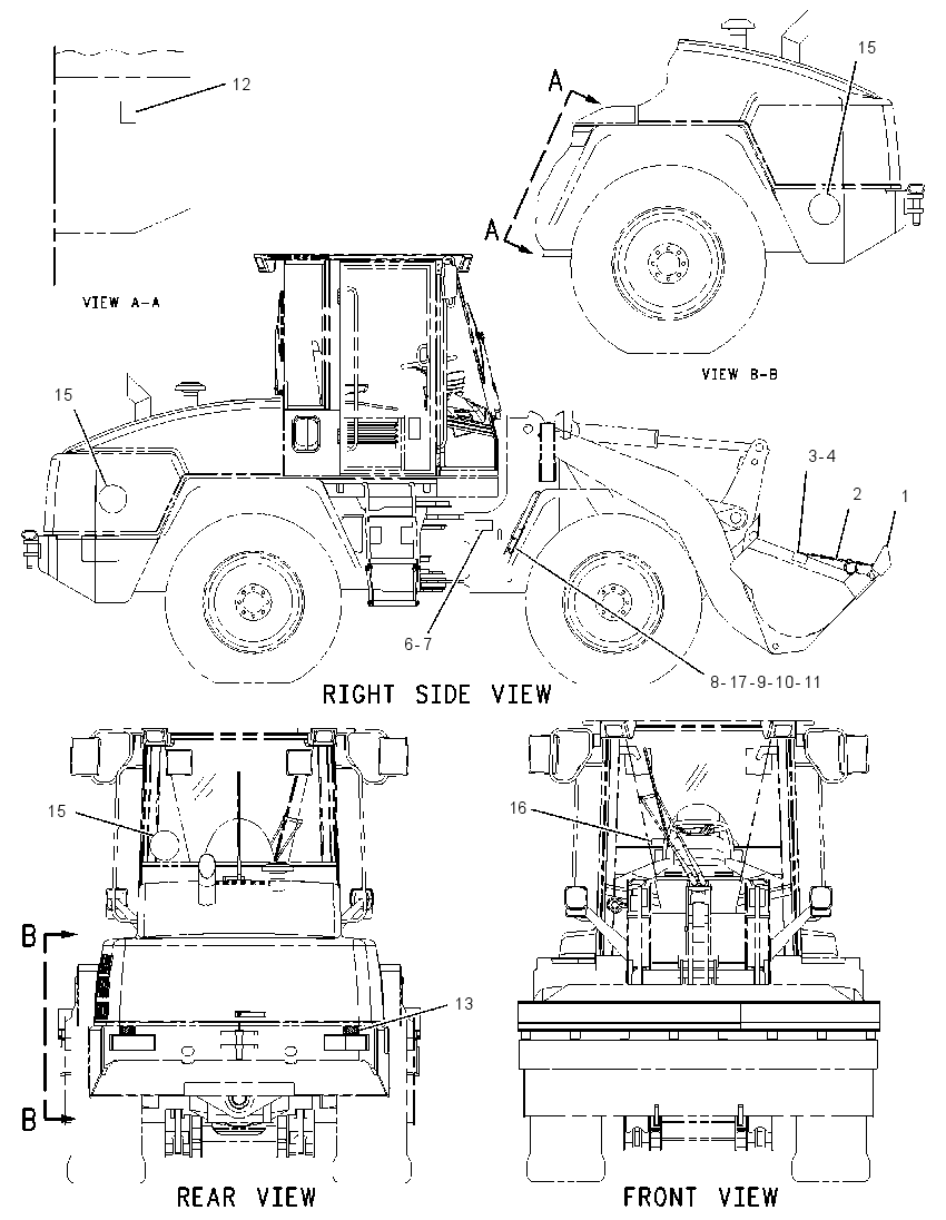 Переоборудование для дорог (компоновка) 1210445 CAT