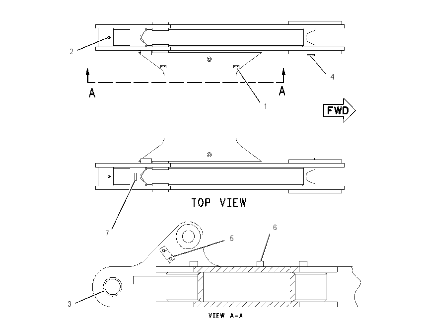 FRAME AS-RIPPER 1498002 CAT