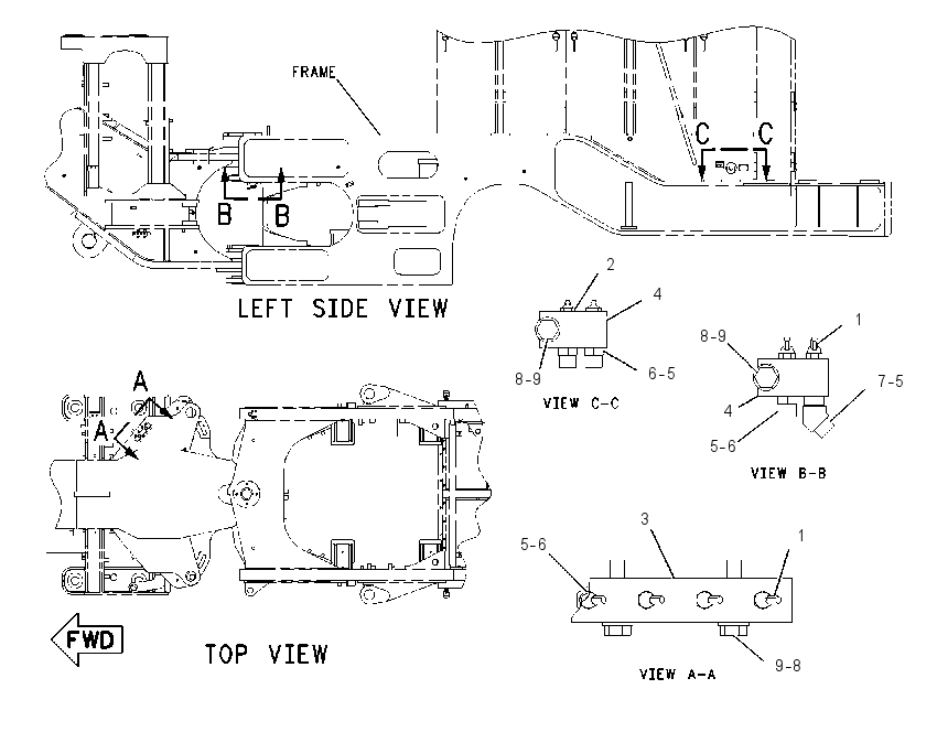 LUBRICATION GP-CENTRAL 8X9062 CAT