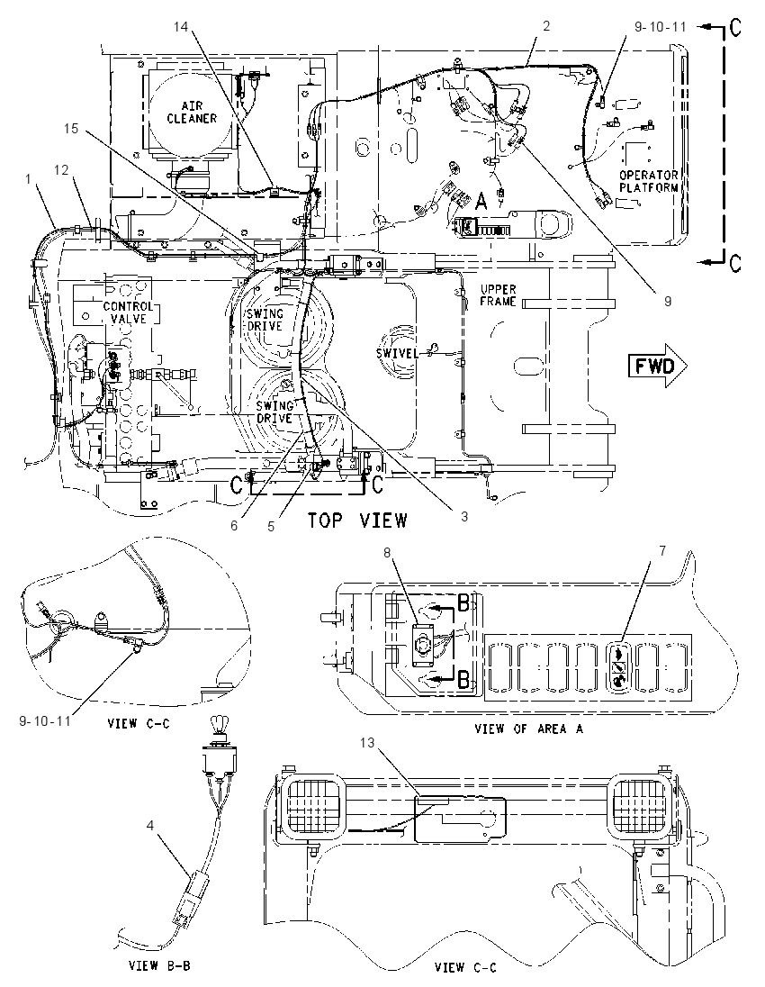 WIRING GP-COMBINED FLOW 1436862 CAT