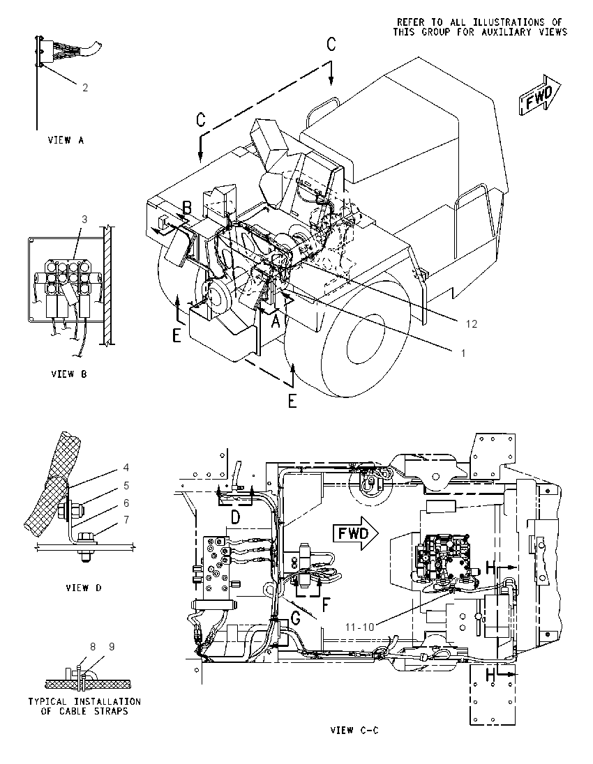 WIRING GP-CENTER 1087027 CAT