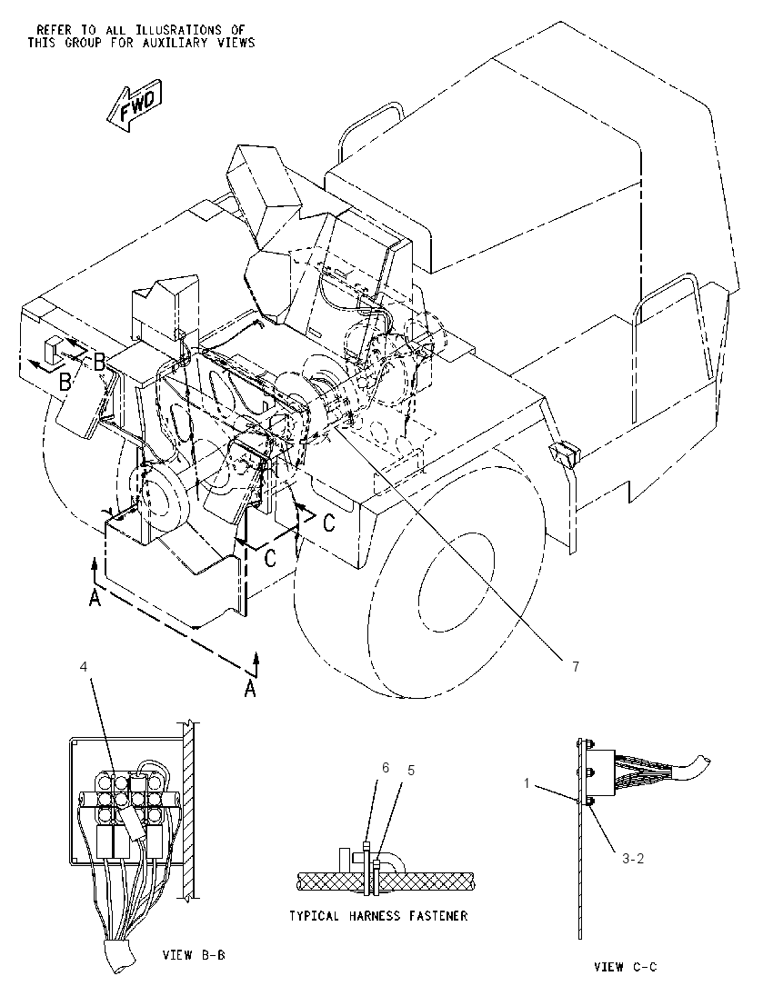 WIRING GP-CENTER 1195767 CAT