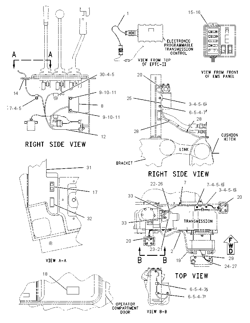 CONTROL & WIRING GP-AUGER 1243098 CAT