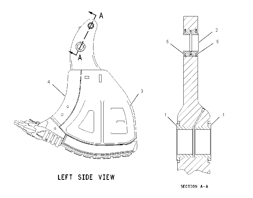 BOWL & BEARING AS-BUCKET 1423551 CAT