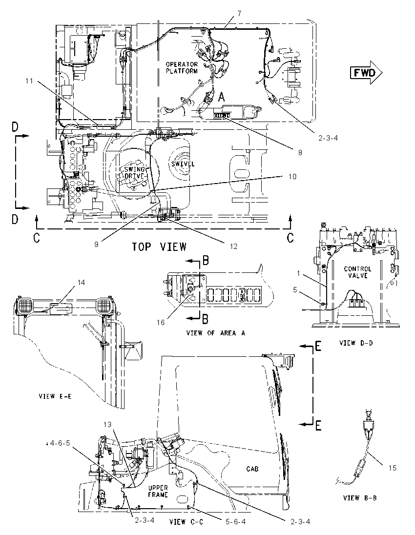 WIRING GP-COMBINED FLOW 1340027 CAT