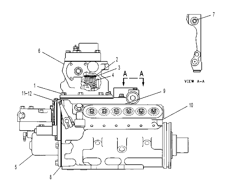 PUMP GP-GOV, FUEL INJ & TFR 1029728 CAT