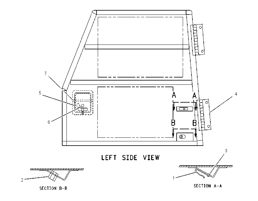 DOOR AS 2Q5184 CAT