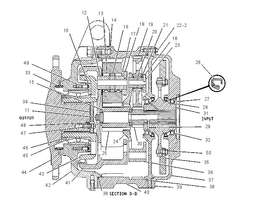 REDUCER GP-ELEVATOR SPEED 2T2868 CAT