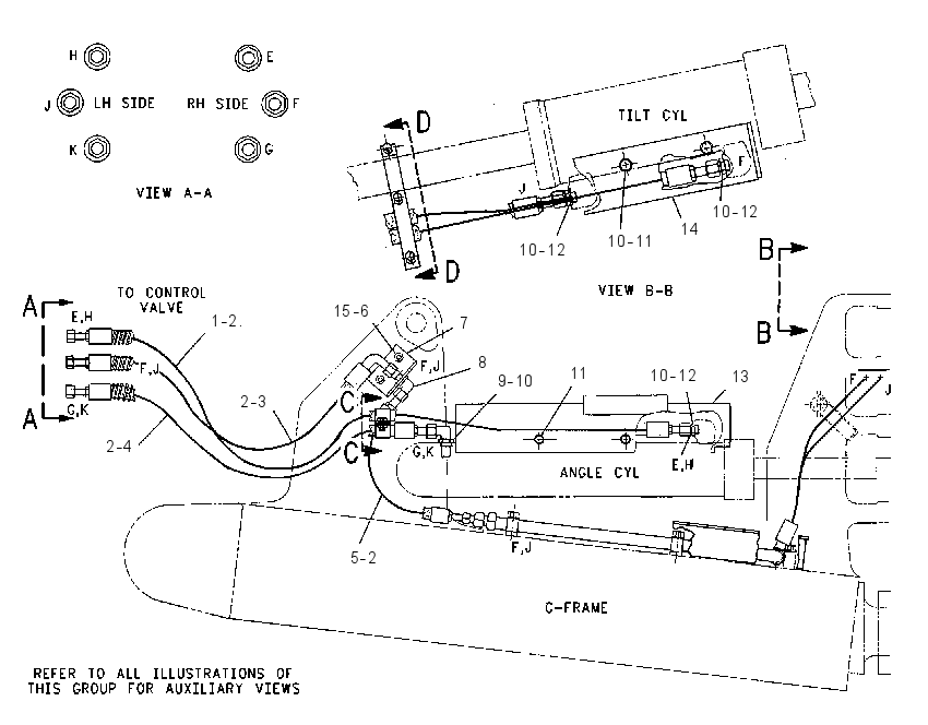 LINES GP-ANGLE & TILT 4T1839 CAT