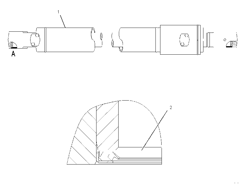 CYLINDER & SEAL GP-OFFSET 1565472 CAT