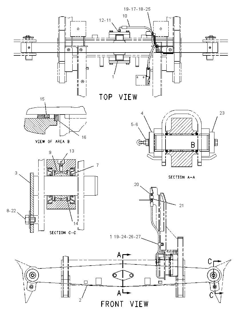 Балансир 1074105 CAT