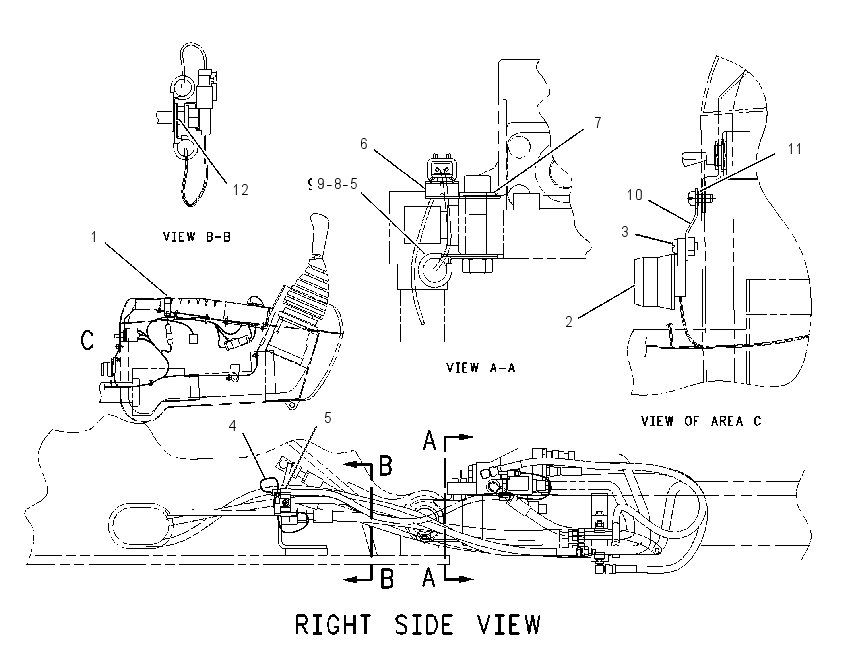 WIRING GP-BOOM 1442138 CAT
