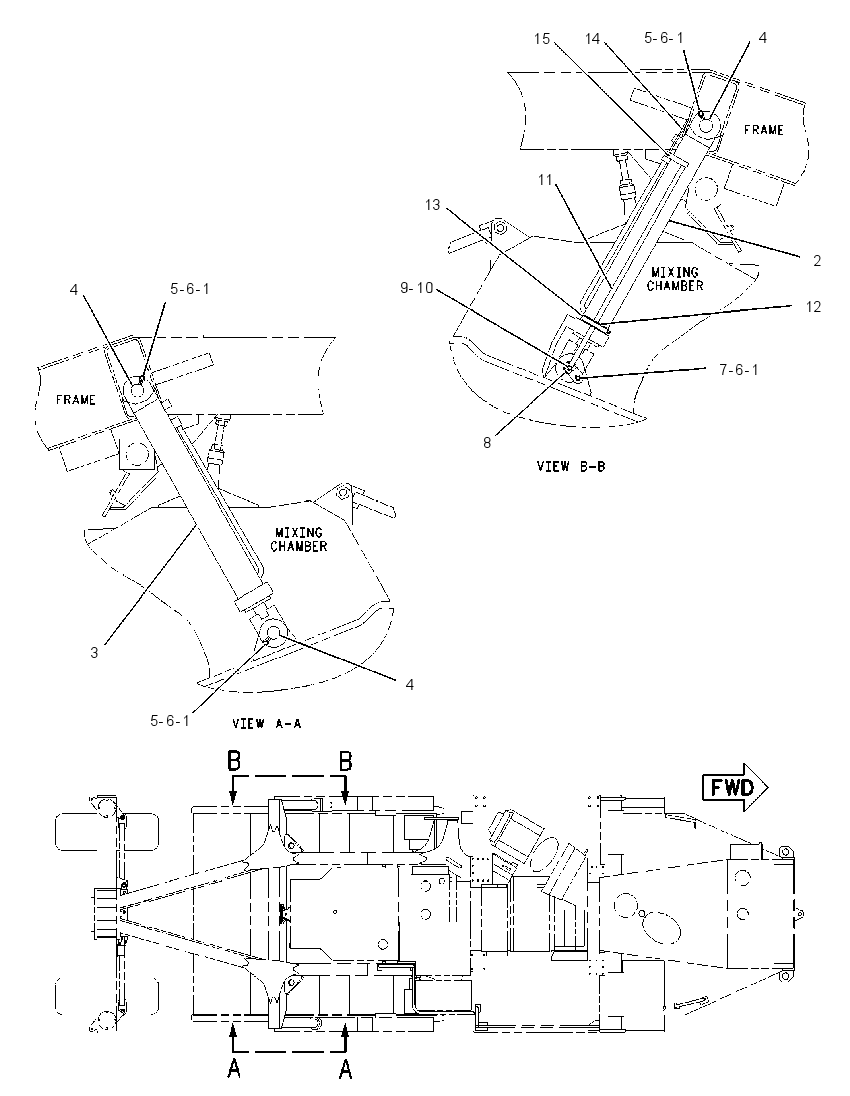 CYLINDER & MTG GP-LIFT 1532373 CAT