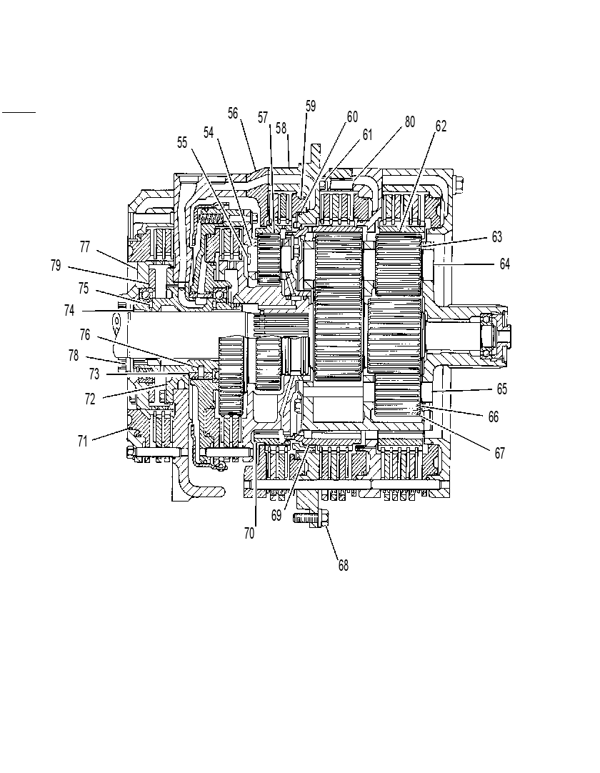 Планетарная передача трансмиссии 8E6684 CAT